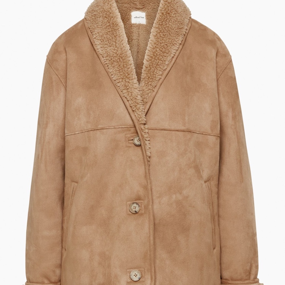 Aritzia Shearling Coat